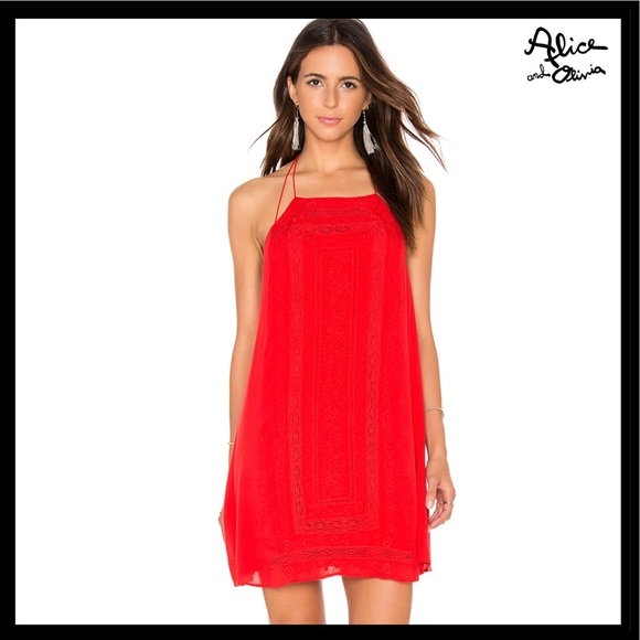 Alice + Olivia Dresses & Skirts - ALICE +OLIVIA EMBROIDERED MINI DRESS